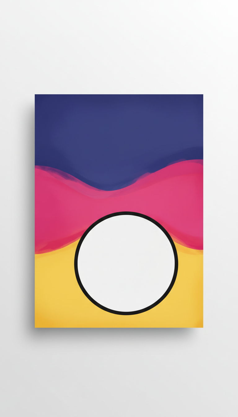 Social Media Cover With Calming Motifs